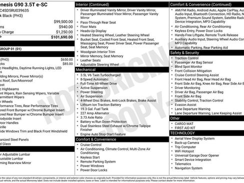 Used 2024 Genesis G90 3.5T image 4