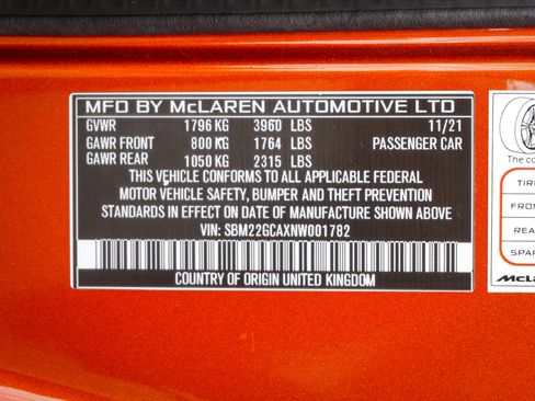 Used 2022 McLaren GT RWD image 38