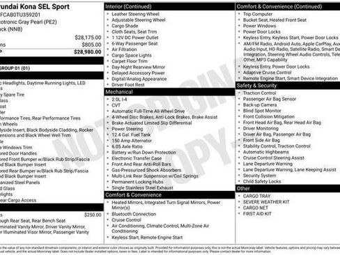 New 2026 Hyundai Kona SEL Sport image 4