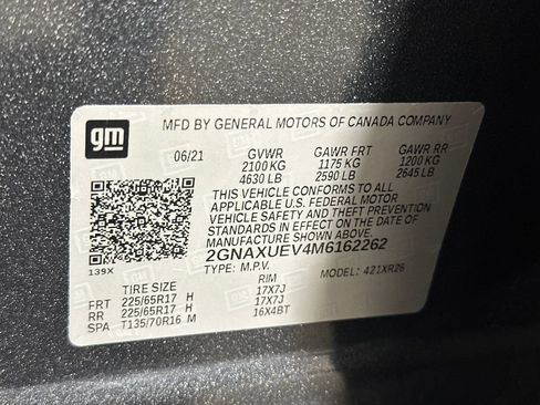 Used 2021 Chevrolet Equinox LT AWD/4WD image 14