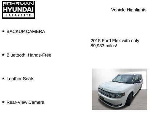 Used 2015 Ford Flex SEL w/ Equipment Group 202A FWD image 8
