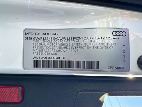 Used 2019 Audi A4 2.0T Premium w/ Convenience Package image 37