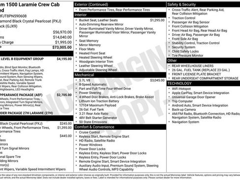 Used 2023 RAM 1500 Laramie AWD/4WD image 42