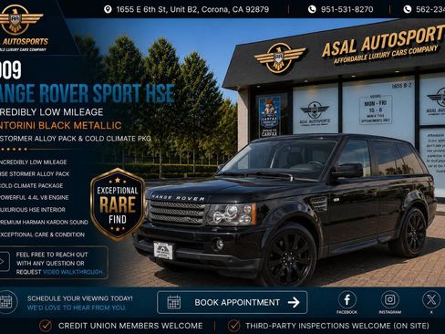 Used 2009 Land Rover Range Rover Sport HSE AWD/4WD image 2