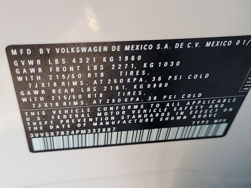 Certified 2023 Volkswagen Taos SE w/ Black Wheel Package FWD image 29