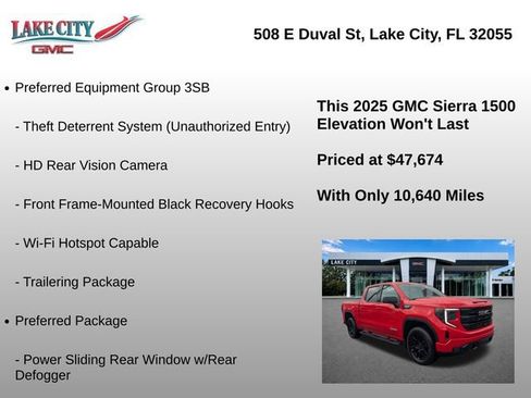 Used 2025 GMC Sierra 1500 Elevation w/ Preferred Package AWD/4WD image 30