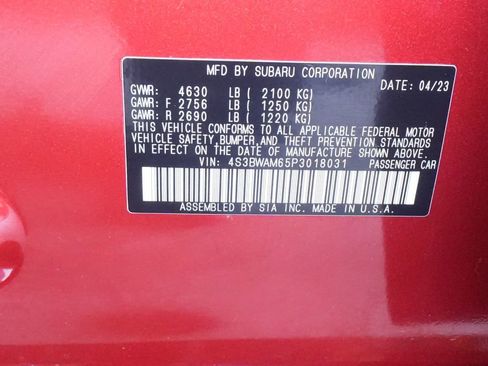 Used 2023 Subaru Legacy Limited image 41