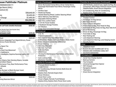 Certified 2025 Nissan Pathfinder Platinum image 4