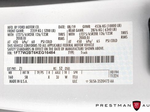 Used 2019 Ford F250 Lariat w/ Lariat Value Package image 48