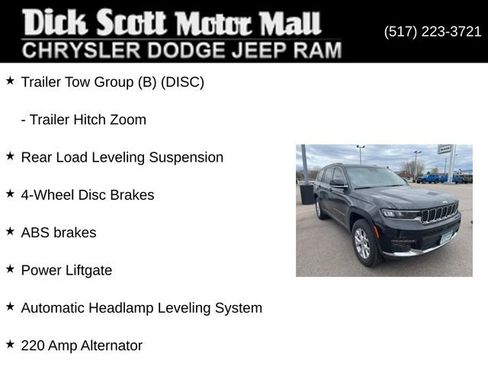 Used 2023 Jeep Grand Cherokee L Limited w/ Trailer Tow Group (B) image 4