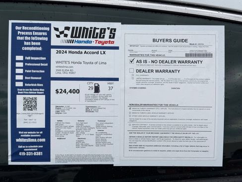 Used 2024 Honda Accord LX image 27