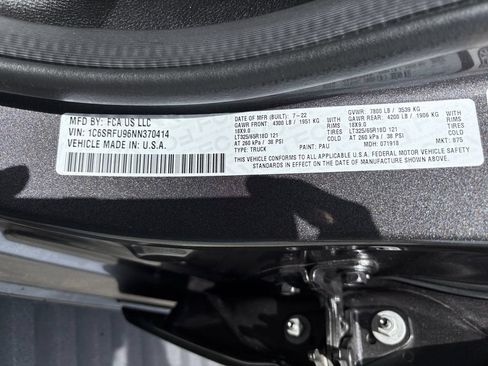 Used 2022 RAM 1500 TRX w/ TRX Level 1 Equipment Group AWD/4WD image 30