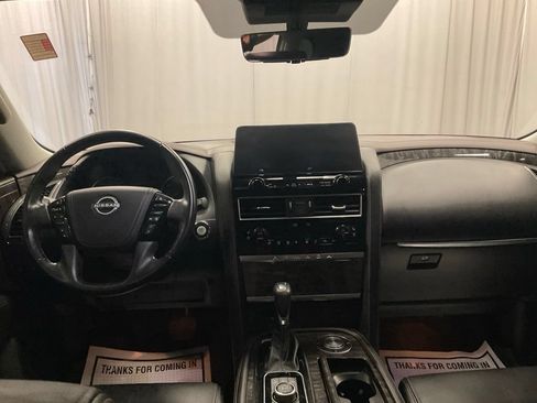 Used 2021 Nissan Armada Platinum w/ Captain's Chairs Package RWD image 2