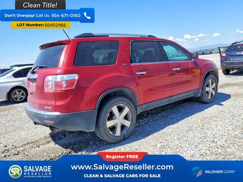 Used 2012 GMC Acadia SLT AWD/4WD image 4