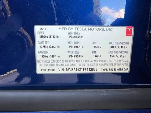 Used 2015 Tesla Model S 85D image 17