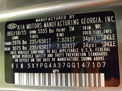 Used 2016 Kia Sorento LX w/ LX Convenience Package image 33