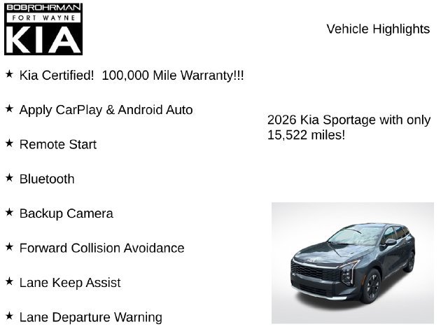 Used 2026 Kia Sportage LX FWD image 7