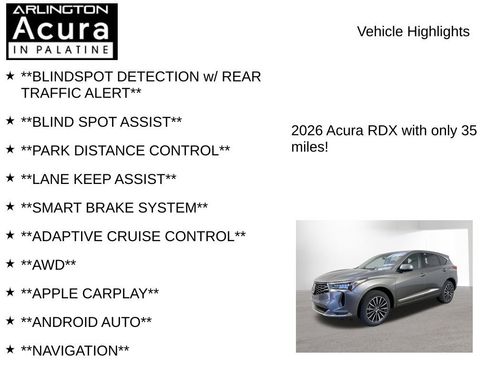 New 2026 Acura RDX SH-AWD w/ Advance Package image 7