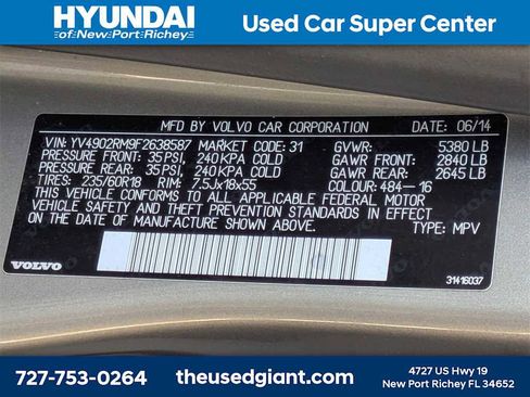 Used 2015 Volvo XC60 T6 Platinum image 41