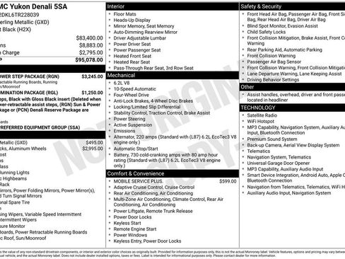 New 2026 GMC Yukon Denali w/ Sun & Power Step Package AWD/4WD image 28