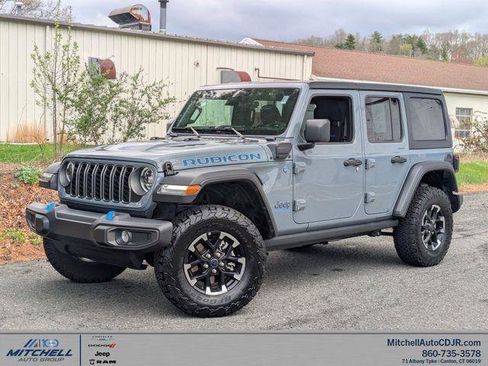 Certified 2025 Jeep Wrangler Unlimited Rubicon 4xe w/ Convenience Group AWD/4WD image 1