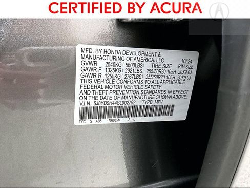 Certified 2025 Acura MDX w/ Technology Package image 42