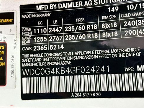 Used 2016 Mercedes-Benz GLC 300 4MATIC image 16