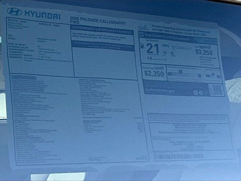 New 2026 Hyundai Palisade Calligraphy image 14