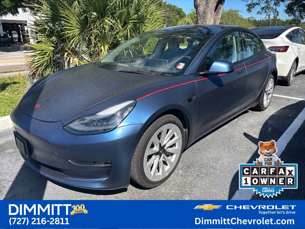 Used 2022 Tesla Model 3 Long Range AWD/4WD image 1