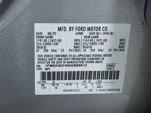 Used 2022 Ford Explorer XLT w/ Equipment Group 202A AWD/4WD image 43