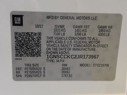Used 2018 Chevrolet Tahoe Premier w/ Max Trailering Package RWD image 33