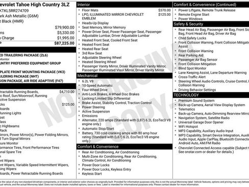 Used 2024 Chevrolet Tahoe High Country AWD/4WD image 41