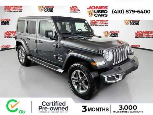 Used 2020 Jeep Wrangler Unlimited Sahara AWD/4WD image 1