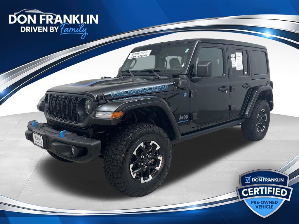 Used 2024 Jeep Wrangler Unlimited Rubicon 4xe AWD/4WD image 1