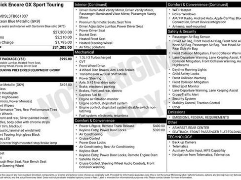 New 2026 Buick Encore GX Sport Touring w/ Comfort Package image 3