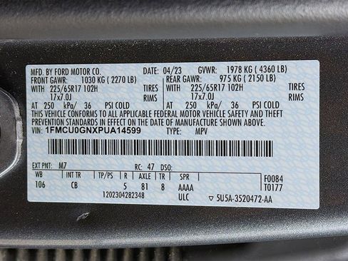 Used 2023 Ford Escape Active w/ Tech Pack #1 image 37