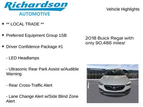 Used 2018 Buick Regal Preferred w/ Driver Confidence Package #1 image 11