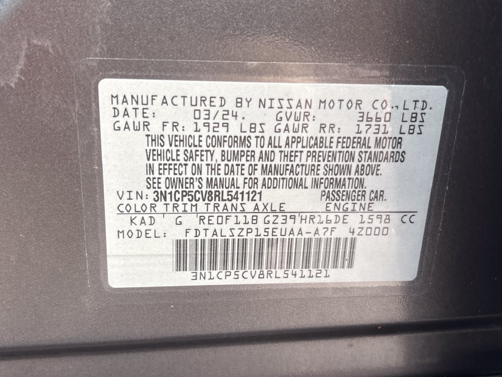 Used 2024 Nissan Kicks SV w/ Exterior Package FWD image 32