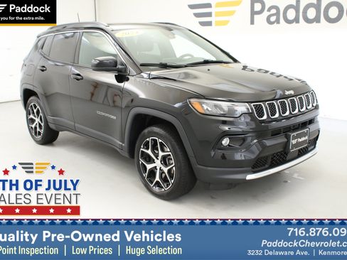 Used 2024 Jeep Compass Limited w/ Sun and Sound Group AWD/4WD image 1
