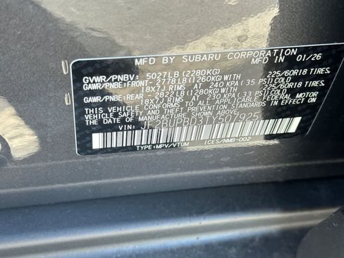 New 2026 Subaru Outback Premium AWD/4WD image 32