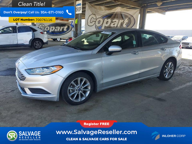 Used 2017 Ford Fusion SE FWD image 1