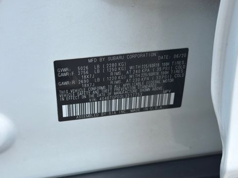 Used 2020 Subaru Outback Touring XT AWD/4WD image 36