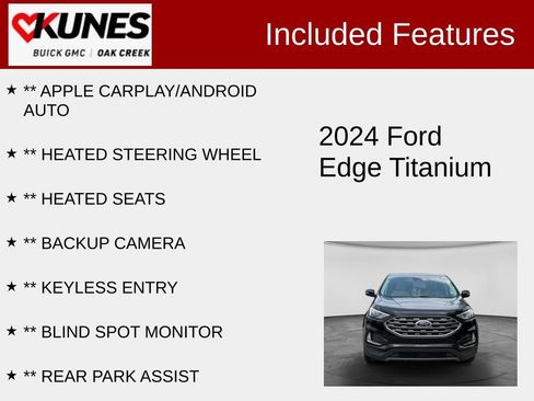 Used 2024 Ford Edge Titanium AWD/4WD image 2
