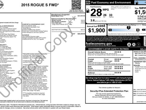 Used 2015 Nissan Rogue S image 4