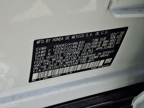 New 2026 Honda HR-V EX-L image 14