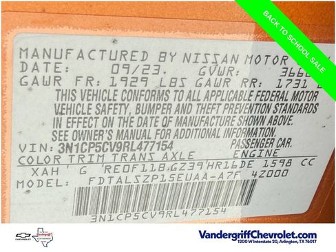 Used 2024 Nissan Kicks SV FWD image 30