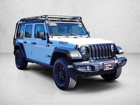 Used 2021 Jeep Wrangler Unlimited Sport AWD/4WD image 3