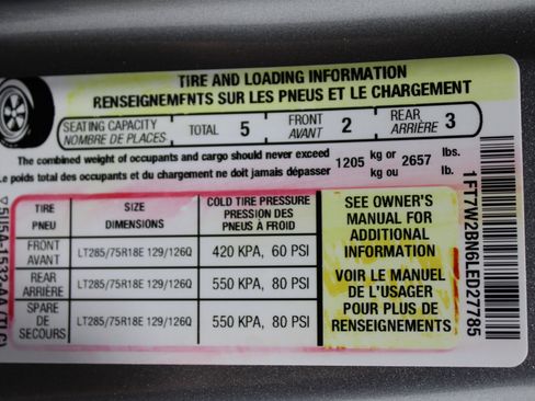 Used 2020 Ford F250 Platinum w/ Tremor Off-Road Package image 40