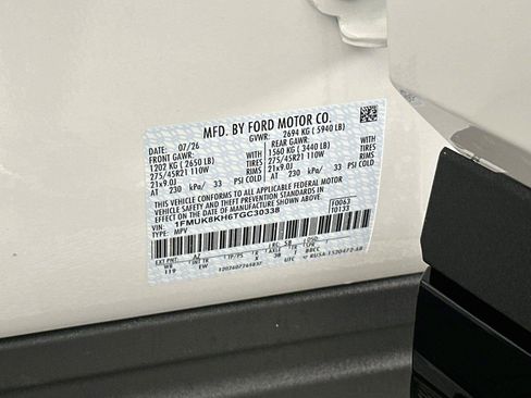 New 2026 Ford Explorer ST-Line w/ ST-Line Street Pack AWD/4WD image 24