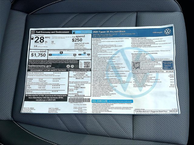 New 2026 Volkswagen Tiguan SE R-Line FWD image 11